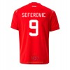 Maglia ufficiale Svizzera Haris Seferovic 9 Casa Mondiali 2022 per Uomo